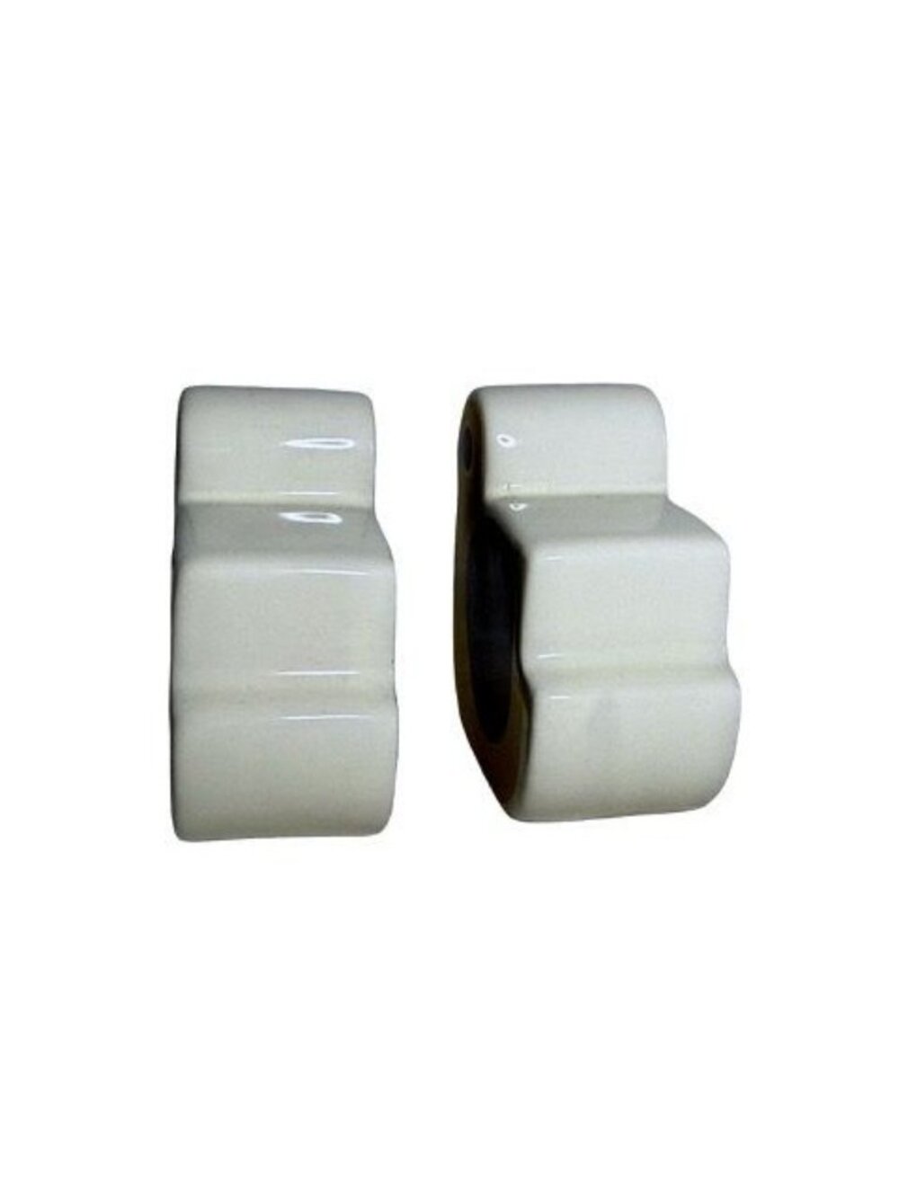 Orla Kiely Ceramic Bird Salt/Pepper Shakers Set Yellow/Green Retro-Style - Picture 5 of 7